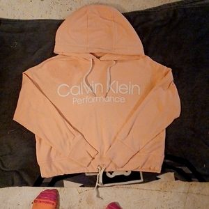 Calvin Klein cropped pull over sweater.